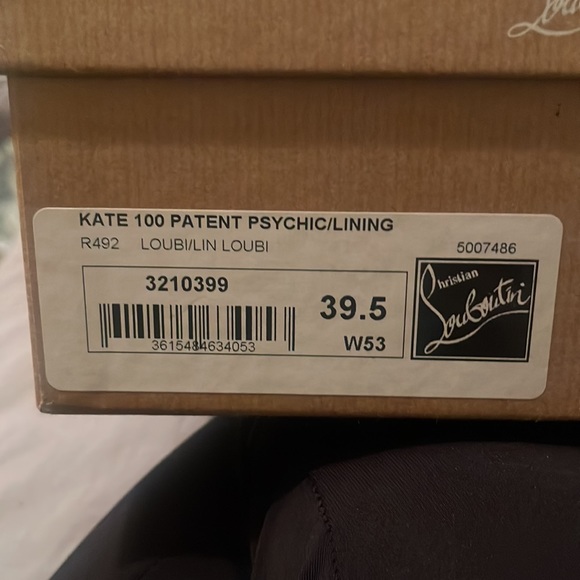 Brand New in Box Kate 100 Patent Christian Louboutins size 39.5 - Picture 8 of 8